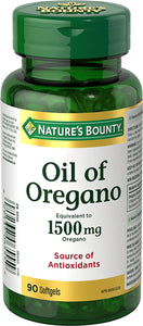 Aceite de Orégano 1500 mg 90 cápsulas blandas