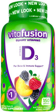 Cargar imagen en el visor de la galería, Vitafusion – Vitaminas D3 de gomitas, 150 unidades
