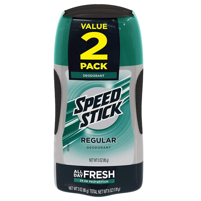 Desodorante Speed Stick Regular 3 oz (paquete de 2)