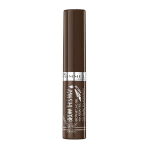 Gel ligero Rimmel Brow This Way, 0,170 onzas líquidas, Marrón medio