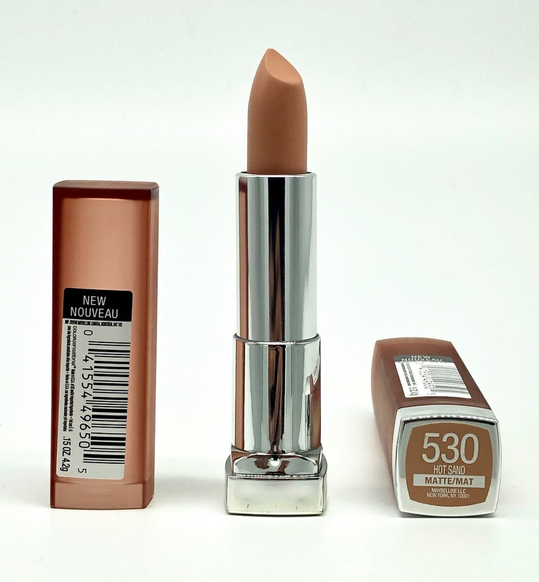 Maybelline Colorsensational Lipstick – 530 Hot Sand Matte ✅