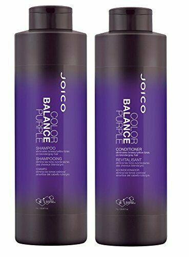 Joico Color Balance Purple Shampoo and Conditioner 33.8 Oz NDP-15
