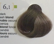 Cargar imagen en el visor de la galería, Salerm Hair Color Permanent  2.3oz (6.1Dark ash Blond)
