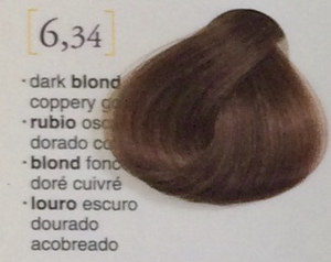 Salerm Hair Color Permanent  2.3oz ( 6.34 Dark BlondCoppery )