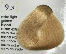 Cargar imagen en el visor de la galería, Salerm Hair Color Permanent  2.3oz (9.3 Extra Light Golden Blond)
