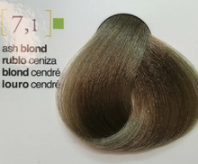 Cargar imagen en el visor de la galería, Salerm Hair Color Permanent  2.3oz (7.1 Ash Blond)
