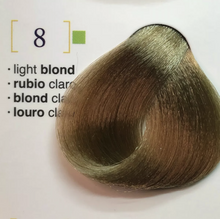 Cargar imagen en el visor de la galería, Salerm Hair Color Permanent  2.3oz (8 Light Blond)
