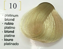 Cargar imagen en el visor de la galería, Salerm Hair Color Permanent  2.3oz ( 10 Platinum Blond )
