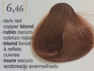 Salerm Hair Color Permanent  2.3oz (6.46 Dark Red Cooper Blond)